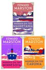 Edward Marston Ocean Liner Mysteries Collection 3 Books Set Mauretania, Minnesot