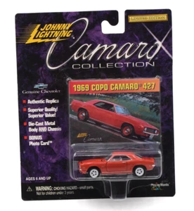 Johnny Lightning Camaro Collection 1969 COPO 427 White Lightning Chase Red - Picture 1 of 4