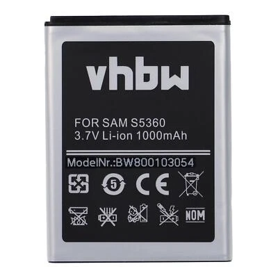 Batería para Samsung Galaxy Pocket Plus Y Duos Young Y Y Pro 1000mAh 3,7V - Imagen 1 de 2