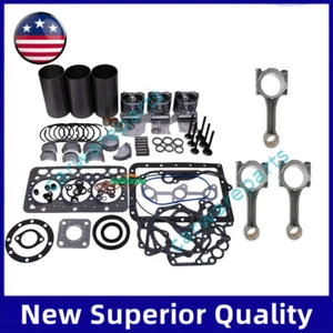Overhaul  Rebuild Kit/3PCS connecting rod compatible for Kubota D1005 Engine - Picture 1 of 8