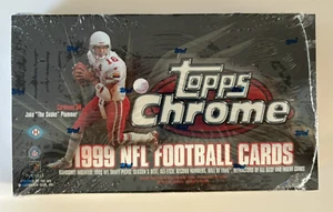 1999 Topps Chrome Football Sealed Hobby Box 24 Packs -Brand new and Sealed - Picture 1 of 1