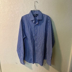 Polo Ralph Lauren gestreiftes Shirt Herren groß mit Knopfleiste Regent maßgeschneiderte Passform - Bild 1 von 3
