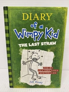 Diary of a Wimpy Kid: The Last Straw by Jeff Kinney #3564 - Hardcover Edition - Picture 1 of 3