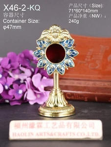 Brass Angel Monstrance Reliquary for relic X46-2-KQ - Picture 1 of 9