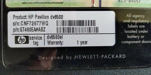 dv6500 dv6580el gt460ea cornice pannello dvd scocca tastiera caddy cover display - Foto 1 di 5