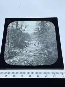 The Wharf Bolton Woods. Magic Lantern Slide Photo England Scenery - Bild 1 von 4