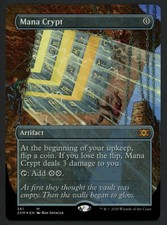 ***1x FOIL Borderless Mana Crypt*** MTG Double Masters 2XM -Kid Icarus-