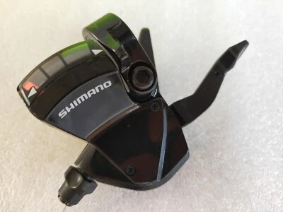 SHIMANO TIAGRA SL R441 TRIGGER SHIFTER 3 SPEED LEFT SIDE TOURING ROAD WET BLACK - Image 1 of 4