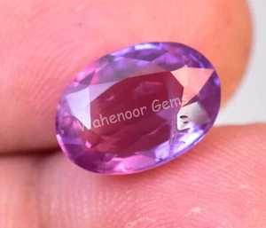 Natural Color Change Sapphire 4.75 Ct Stunning Oval Certified Loose Gemstone - Picture 1 of 7