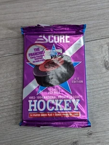 Score NHL 1993-1994 EE. UU. Pack de 15 cartas de hockey edición selladas NHLPA - Imagen 1 de 2