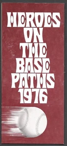 1976 HEROES ON THE BASE PATHS Joe Morgan Award Broschüre / MEDIA GUIDE FAST NEUWERTIG - Bild 1 von 1