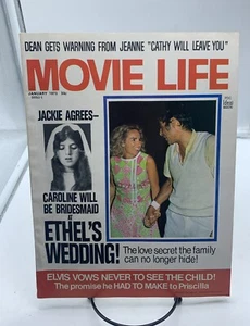 Vintage January 1973 Movie Life Magazine Vol. 36 No. 1 Elvis Presley - Imagen 1 de 9