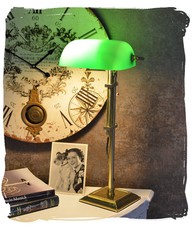 Bankerlampe grün Bankers Lamp Schreibtischlampe belle EPOQUE