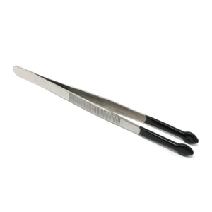 Pearl & Bead Holding Tweezers With Indented Fibre Tips Anti-Magnetic Beading - Picture 1 of 4