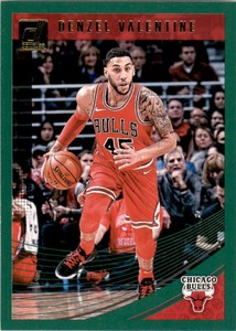 2018-19 Donruss Green Flood #78 Denzel Valentine