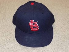 Dave Ricketts Game Worn Cap Hat 1990s St. Louis Cardinals