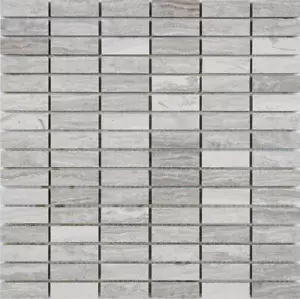 Piastrella Semplice - Piastrella Mosaico Marmo, ""Collezione Nevada"" MM 3203 - Salice, Lucidato - Foto 1 di 5