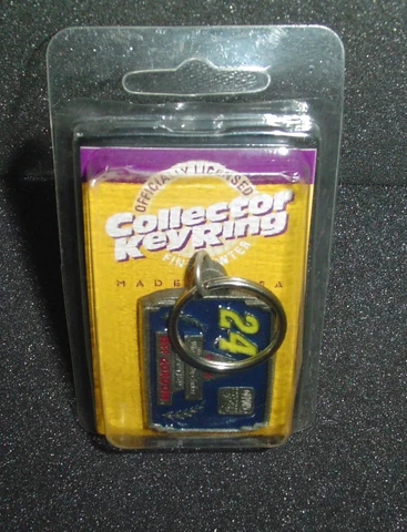 Jeff Gordon #24 Pewter Emblem Car House Nascar Key Ring chain Fob 3X Champion Cover