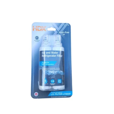 (2-Pk) HDX Refrigerator Water Filter Replacement For LG LT800P FML-4 - Image 1 of 4
