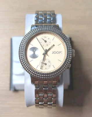 JOOP! 101852 805 Ladies' Chronograph Wristwatch, Silver, Stainless Steel - Image 1 of 4