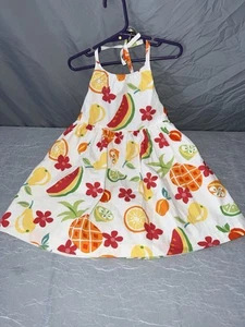 Gymboree Girls Halter Summer dress Size 4yrs fruits lemons - Picture 1 of 6
