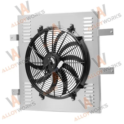 Aluminum Shroud+Fan+Relay Fit 1997~2000 1999 Dodge Dakota Durango 3.9L 5.2L 5.9L Foto 1 de 4