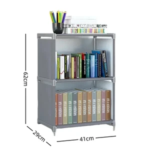 Simple Bookshelf Easy Assembly Bookcase Can Be Moved Children'S Debris Rack Home - Picture 1 of 15