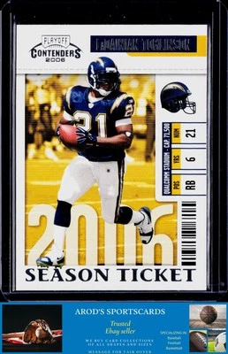2006 Playoff Contenders *LaDainian Tomlinson **Card #80** - Image 1 of 2