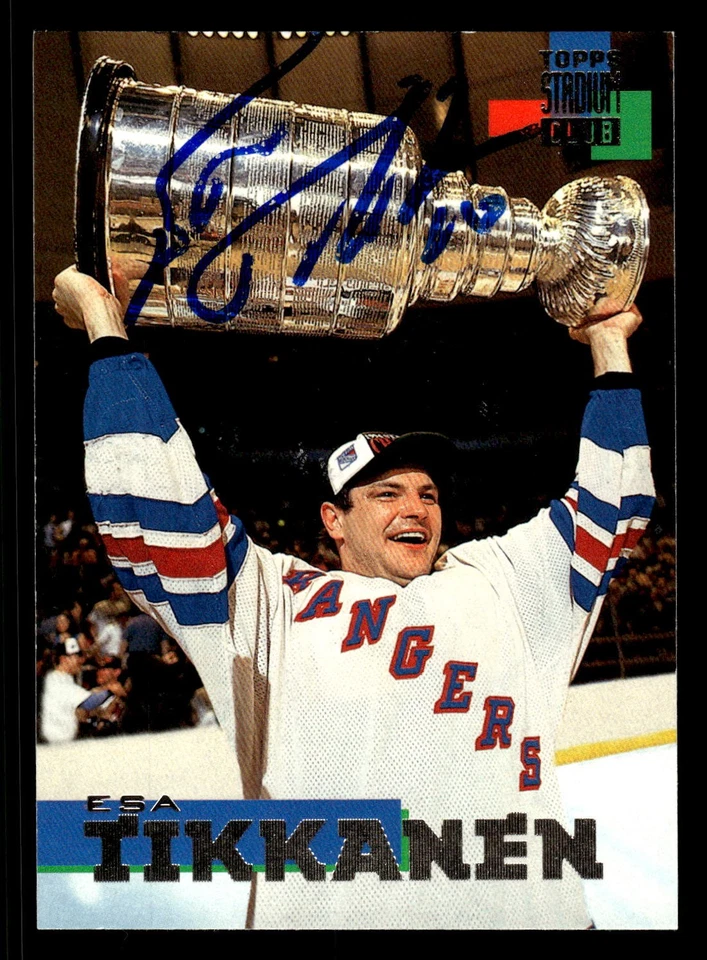 Esa Tikkanen 1994-95 Stadium Club #258 New York Rangers - Image 1 of 2