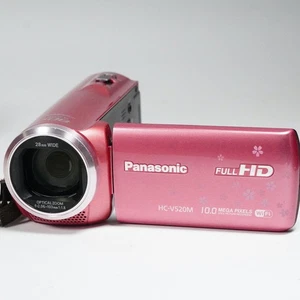 Panasonic HC-V520M Pink Camcorder Video Camera Full HD 50x Zoom Exc - Picture 1 of 24