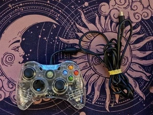 Microsoft XBOX 360 Afterglow Clear Wired Controller PL-3702 - Picture 1 of 3