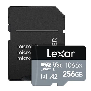Lexar Media LMS1066256G-BNANU Flash Memory 256Gb Prof 1066X Microsdxc W Sd - Picture 1 of 6