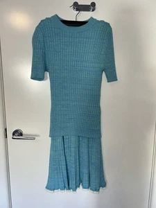 Anna Quan Blue Skirt & Top Set 8 - Picture 1 of 4