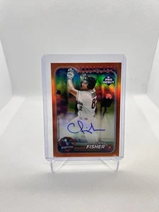 Cam Fisher 2024 Topps Pro Debut Orange Auto /25 Astros Woodpeckers - Picture 1 of 2
