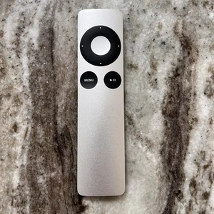 Apple TV Remote Control A1294 OEM Genuine 2nd 3rd Generation Silver - Used - - Picture 1 of 2