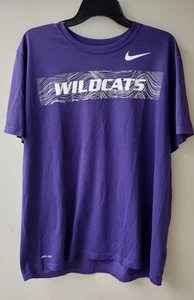 Nike TEE Dri Fit Kansas State Wildcats Para hombres XL Camiseta Corte Atlético Púrpura - Imagen 1 de 8