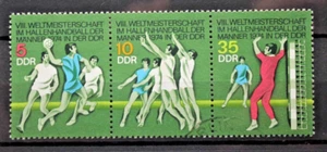 Germania Est 1974 Pallamano Sport serie integra timbrata USED set (C.A2) - Foto 1 di 1