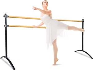 Ballet Barre Portable for Home or Studio, Height Adjustable Bar for Stretch, Pil - Picture 1 of 5