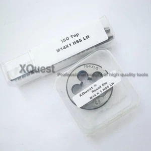 1set HSS Left Hand Tap & die M14 X2 LH Fine thread taps dies M14X1.5X1.25X1X0.75 - Picture 1 of 4