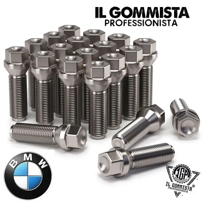 B175 KIT 20 BULLONI Cerchi in Lega sostituzi ORIGINALE 14x1,25x28 x TUTTE le BMW - Immagine 1 di 3