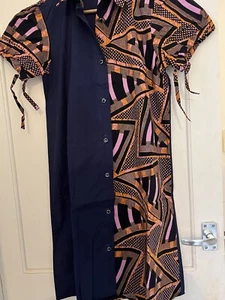 Ankara dress, african dress, ankara Infinity print maxi dress size Uk 10 - Picture 1 of 5
