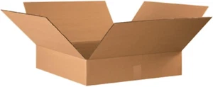 AVIDITI Shipping Boxes Flat 22"L x 22"W x 4"H (10-Pack) Corrugated Cardboard Box - Picture 1 of 2