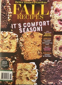 Better Homes & Gardens Magazine: FALL RECIPES Breads Apples Soups Pumpkin - Picture 1 of 2
