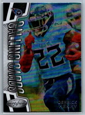 2023 Panini Certified #CALL-1 Derrick Henry Calling Cards - Image 1 of 2