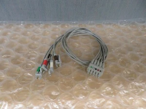 GE Marquette 5-Lead Pinch/Grabber ECG Lead Wire 24" #17785 - Picture 1 of 3