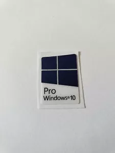 1x Aufkleber für Windows 10 win10 Pro Sticker 20 x 16mm blau Neu - Bild 1 von 3