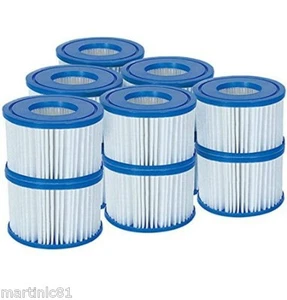 12 Pack Lay Z Lazy Hot Tub Spa Pool Miami Vegas Monaco Hawaii Cartridge Filter - Picture 1 of 5