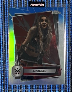 Dakota Kai 2025 Topps Chrome WWE Red & Blue Refractor Parallel #58 Raw SSP - Picture 1 of 2