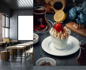 3D Delicate Dessert 693 Wallpaper Mural Wall Print Wall Wallpaper Murals US Hone - Picture 1 of 11