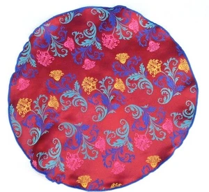 Lord R Colton Masterworks Pocket Round Positano Vivid Ruby Silk - $75 Retail New - Picture 1 of 2